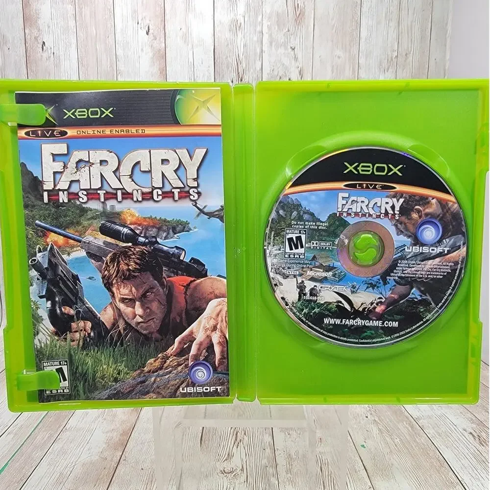 Far Cry: Instincts Microsoft Xbox, 2005 CIB Island Survival FPS Multiplayer